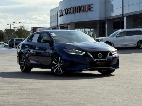 Blue 2021 Nissan Maxima SV for sale in Alvin, TX