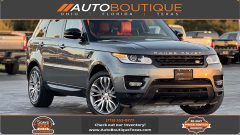 Gray 2014 LAND ROVER RANGE ROVE Supercharged for sale in Alvin, TX
