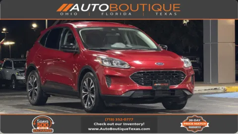 Red 2022 Ford Escape SE for sale in Alvin, TX