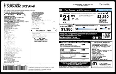 Photos of 2021 Dodge Durango SXT for sale in Alvin, TX at Auto Boutique Texas