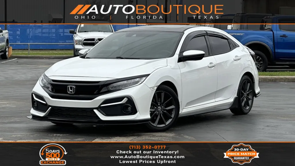 Used 2021 Honda Civic Hatchback EX for sale in Alvin, TX at Auto
