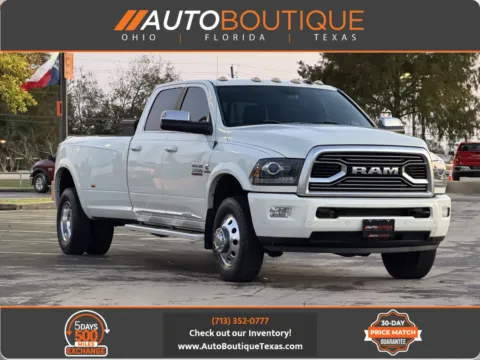 White 2018 RAM 3500 LONGH Limited for sale in Alvin, TX