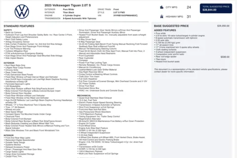 Photos of 2023 Volkswagen Tiguan S for sale in Alvin, TX at Auto Boutique Texas