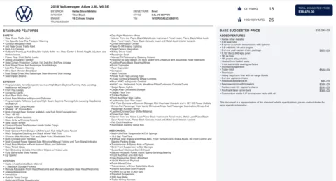 Photos of 2018 Volkswagen Atlas 3.6L V6 SE for sale in Alvin, TX at Auto Boutique Texas