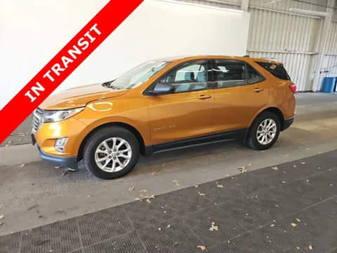 Orange 2018 Chevrolet Equinox LS for sale in Alvin, TX