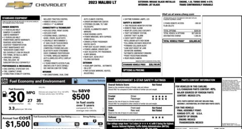 Photos of 2023 Chevrolet Malibu LT for sale in Alvin, TX at Auto Boutique Texas