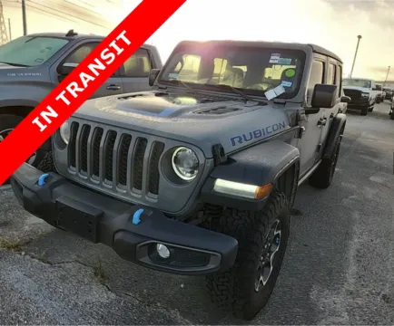 Gray 2023 Jeep Wrangler 4xe Rubicon for sale in Alvin, TX