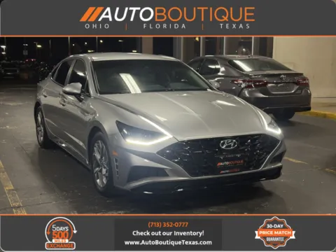 Silver 2021 Hyundai Sonata SEL for sale in Alvin, TX