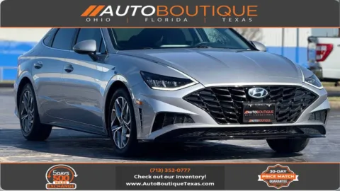Silver 2021 Hyundai Sonata SEL for sale in Alvin, TX