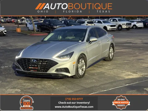 Silver 2021 Hyundai Sonata SEL for sale in Alvin, TX
