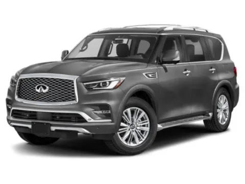 Gray 2024 INFINITI QX80 LUXE for sale in Alvin, TX