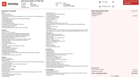 Photos of 2018 Toyota RAV4 LE for sale in Alvin, TX at Auto Boutique Texas