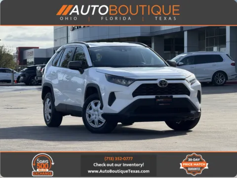 White 2019 Toyota RAV4 LE for sale in Alvin, TX
