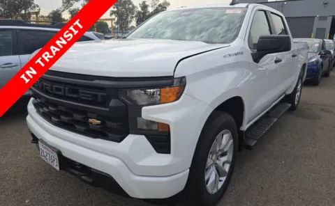 White 2022 Chevrolet Silverado 1500 Custom for sale in Alvin, TX