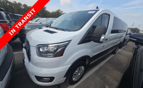 White 2023 Ford Transit Passenger Wagon XLT for sale in Alvin, TX