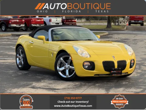 Yellow 2007 Pontiac Solstice GXP for sale in Alvin, TX