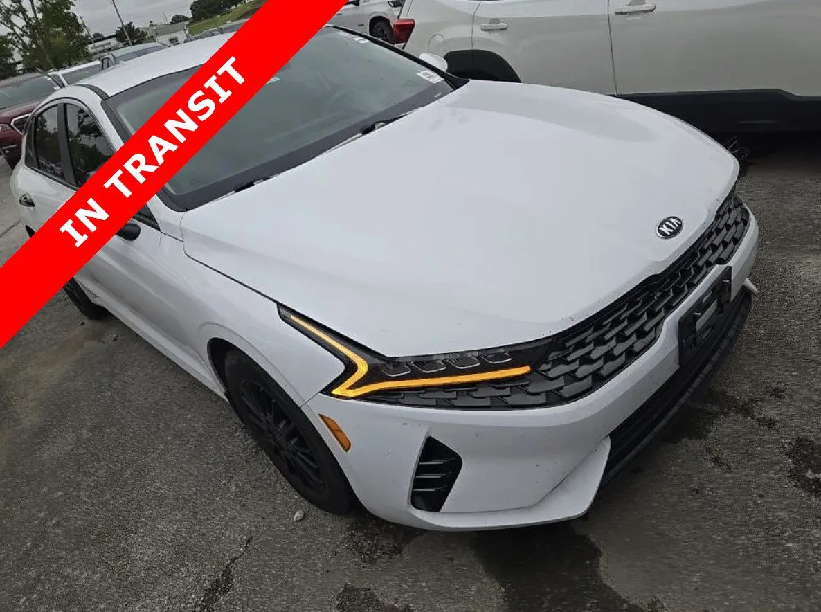 White 2021 Kia K5 LX for sale in Alvin, TX