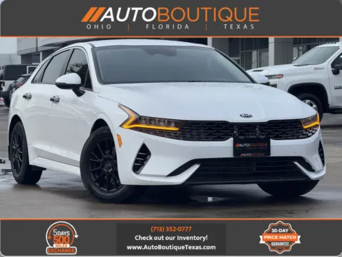 White 2021 Kia K5 LX for sale in Alvin, TX