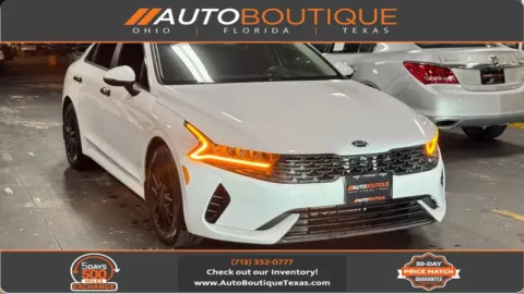 White 2021 Kia K5 LX for sale in Alvin, TX