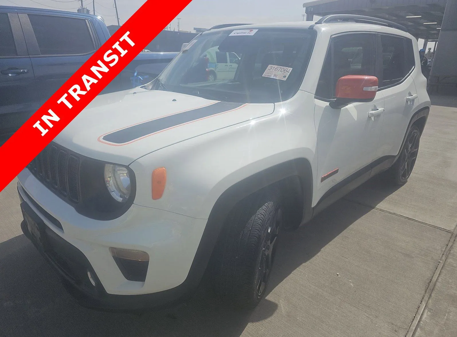 White 2020 Jeep Renegade Orange Edition for sale in Alvin, TX