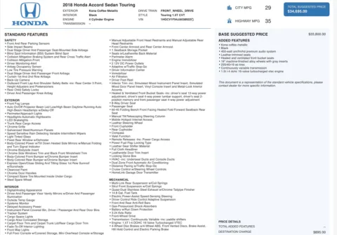 More photos of 2018 Honda Accord Sedan Touring 1.5T at Auto Boutique Texas, TX