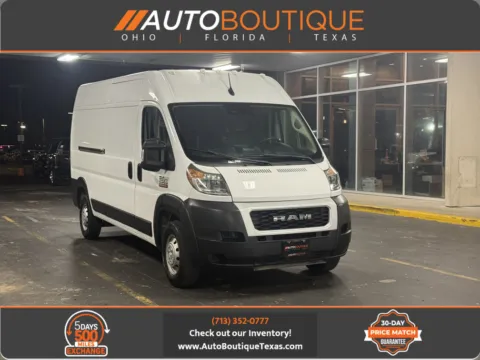 White 2022 Ram ProMaster Cargo Van 2500 159 WB for sale in Alvin, TX