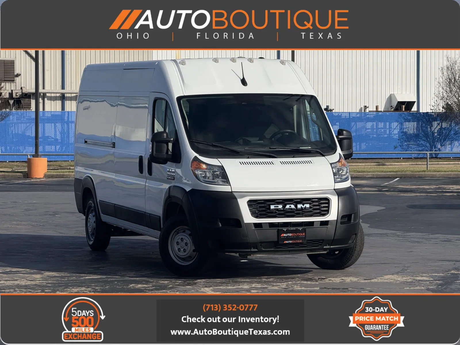 2022 Ram ProMaster Cargo Van 2500 159 WB for sale in Alvin, TX