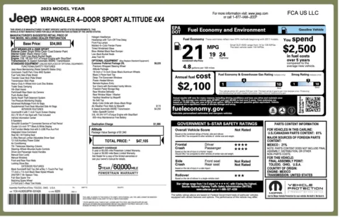 More photos of 2023 JEEP WRANGLER S Sport Altitude at Auto Boutique Texas, TX