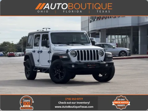 White 2023 JEEP WRANGLER S Sport Altitude for sale in Alvin, TX
