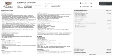 More photos of 2018 CADILLAC CTS LUXURY Luxury RWD at Auto Boutique Texas, TX