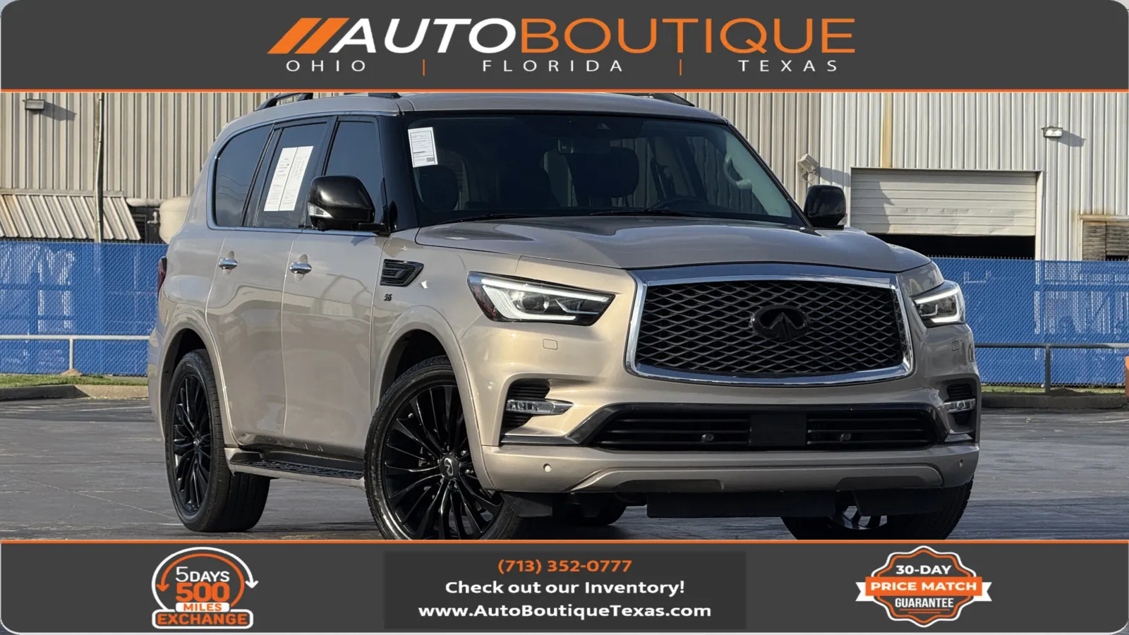 2018 INFINITI QX80 for sale in Alvin, TX