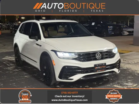 White 2023 Volkswagen Tiguan SE R-Line Black for sale in Alvin, TX