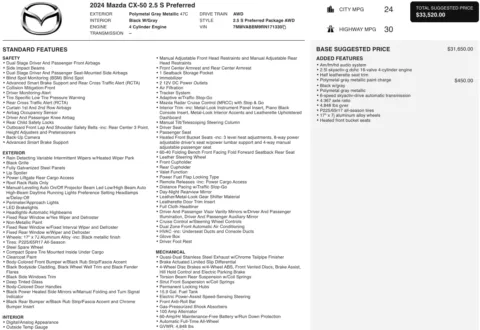 Photos of 2024 Mazda CX-50 2.5 S Preferred Package for sale in Alvin, TX at Auto Boutique Texas