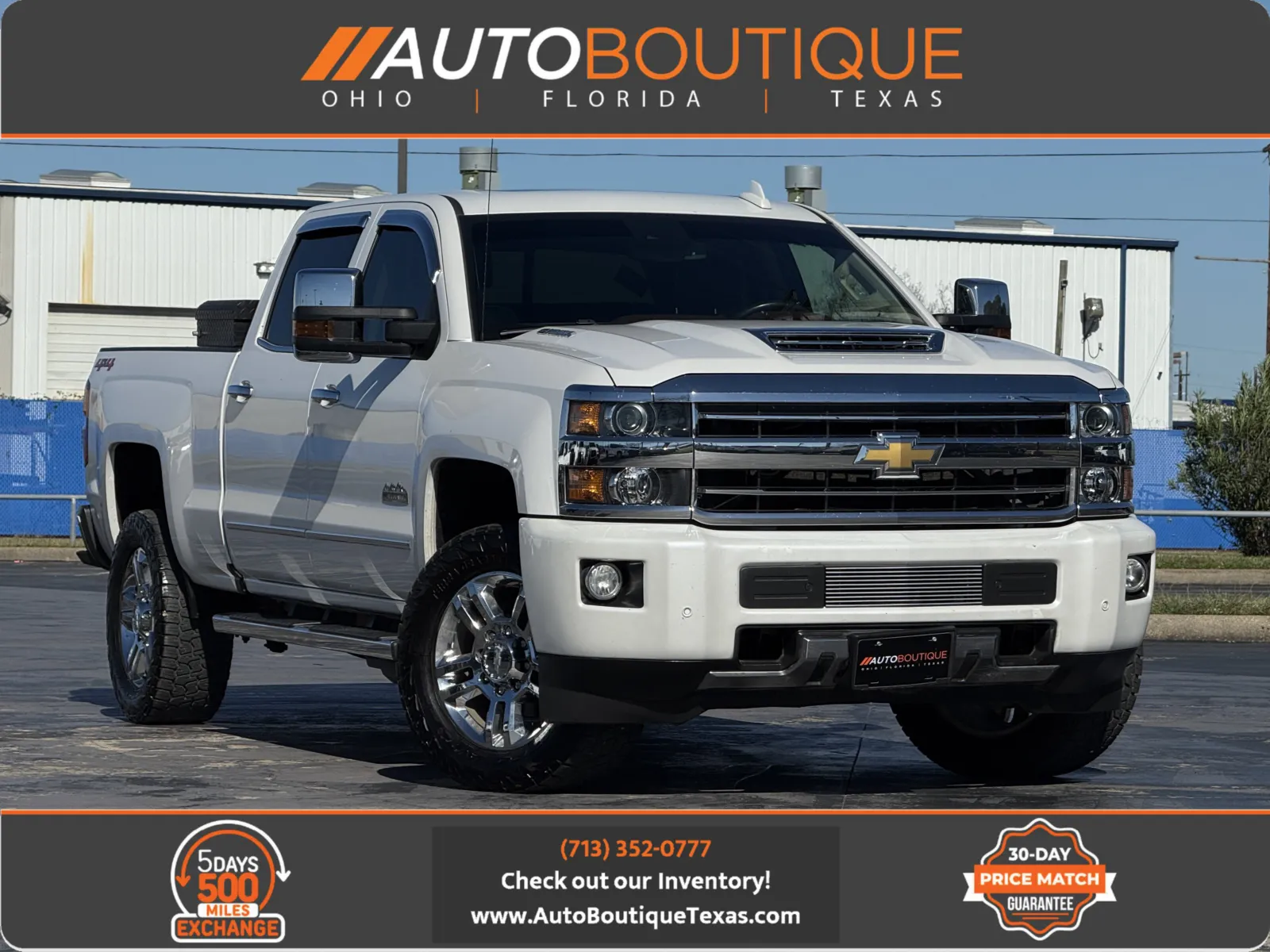 White 2019 Chevrolet Silverado 2500HD High Country for sale in Alvin, TX