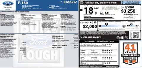 Photos of 2018 Ford F-150 XL for sale in Alvin, TX at Auto Boutique Texas