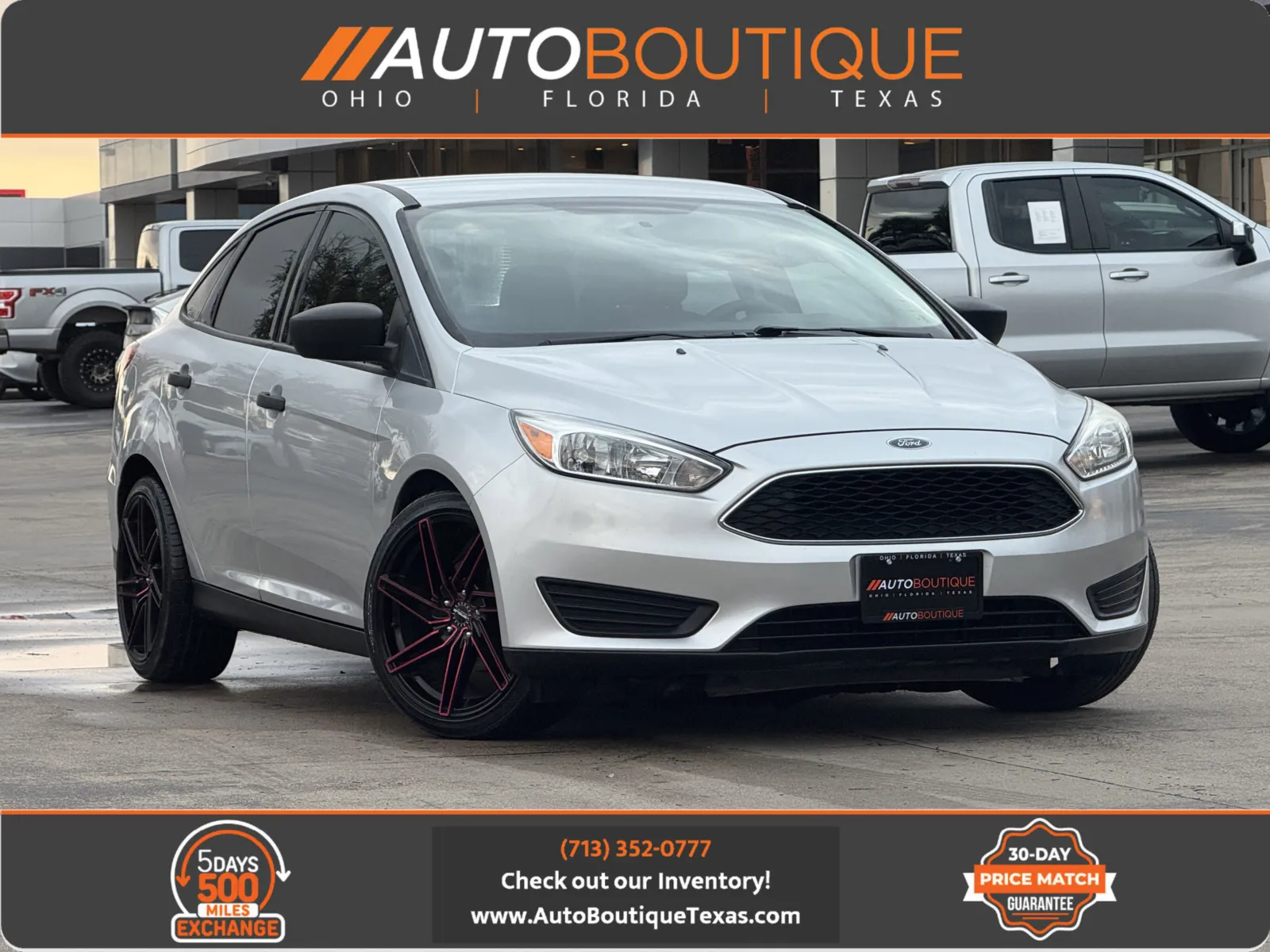 Silver 2018 Ford Focus S for sale in Alvin, TX