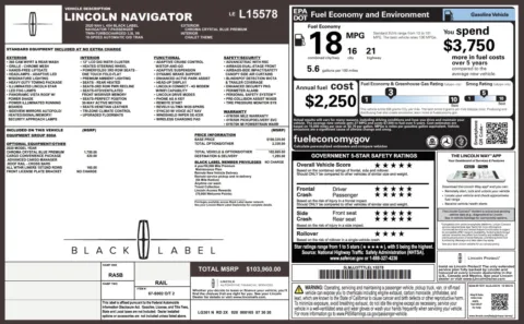 More photos of 2020 LINCOLN NAVIGATOR Black Label at Auto Boutique Texas, TX