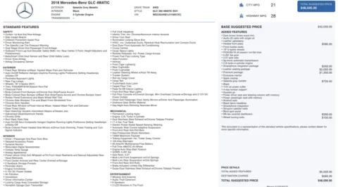 Photos of 2018 Mercedes-Benz GLC 300 for sale in Alvin, TX at Auto Boutique Texas