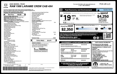 Photos of 2020 Ram 1500 Laramie for sale in Alvin, TX at Auto Boutique Texas