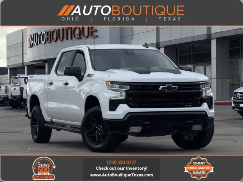 White 2023 Chevrolet Silverado 1500 LT Trail Boss for sale in Alvin, TX