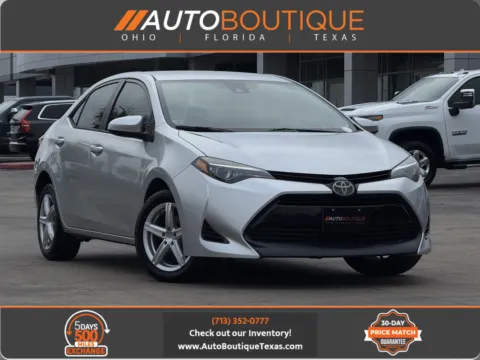Silver 2017 Toyota Corolla LE for sale in Alvin, TX