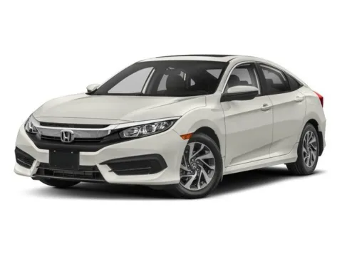 White 2018 Honda Civic Sedan EX for sale in Alvin, TX