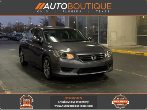 Gray 2014 Honda Accord Sedan LX for sale in Alvin, TX