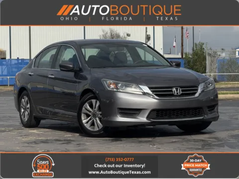 Gray 2014 Honda Accord Sedan LX for sale in Alvin, TX