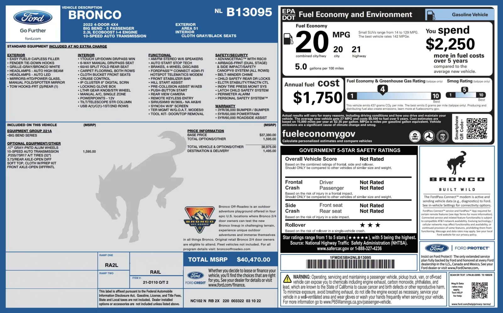 2022 Ford Bronco Big Bend for sale in Alvin, TX