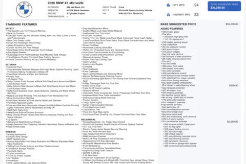 Photos of 2020 BMW X1 sDrive28i for sale in Alvin, TX at Auto Boutique Texas