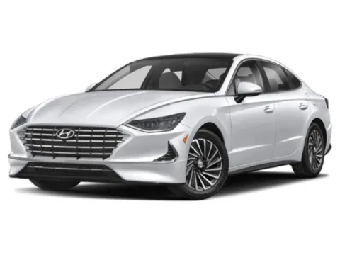 White 2022 Hyundai Sonata Hybrid Limited for sale in Alvin, TX