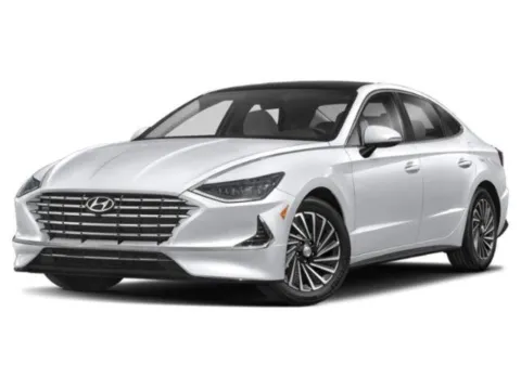 White 2022 Hyundai Sonata Hybrid Limited for sale in Alvin, TX