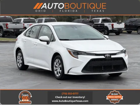 White 2022 Toyota Corolla LE for sale in Alvin, TX