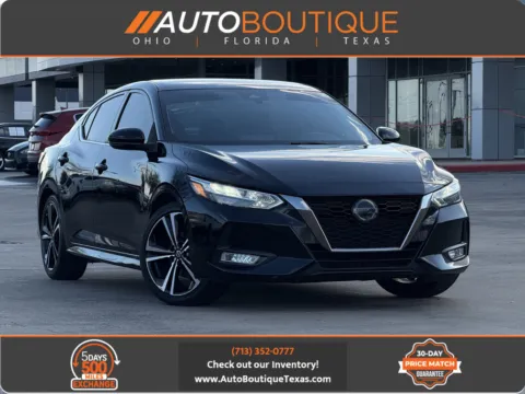 Black 2021 Nissan Sentra SR for sale in Alvin, TX